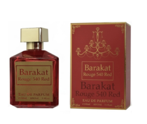 ادوپرفیوم زنانه و مردانه آر تی مدل BARAKAT ROUGE 540 RED حجم 100 میلی‌لیتر