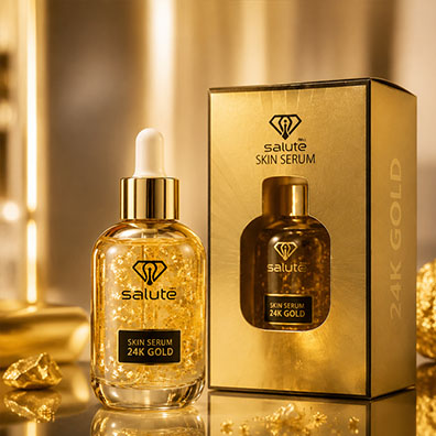 سرم 24K GOLD کلاژن ساز پوست سالوته پرو مناسب برای انوع پوست حجم 30 میلی لیتر