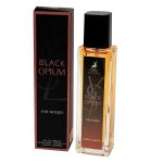 ادوپرفیوم جیبی زنانه الحمبرا مدل بلک اوپیوم (Black Opium) حجم 35 میلی‌لیتر
