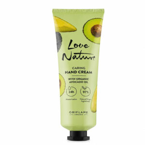 کرم مرطوب‌کننده و آبرسان قوی اوریف لیم مدل آووکادو  LOVE NATURE Organic Avocado Oil حجم 75 میل