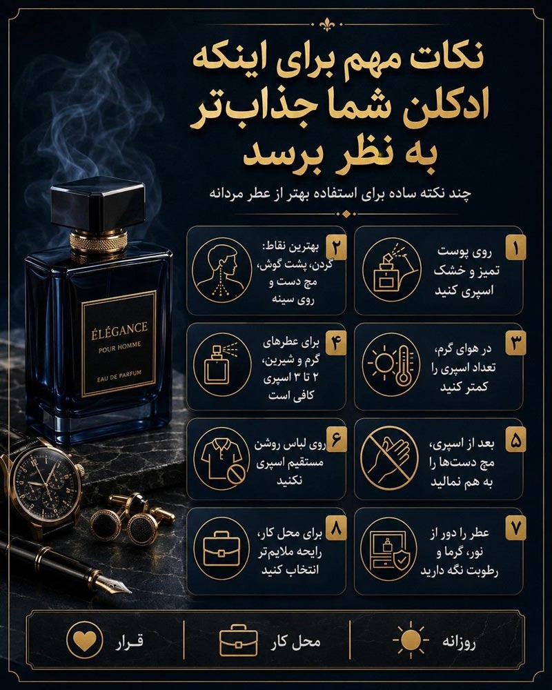 بهترین ادکلن مردانه دختر پسند برای پاییز و زمستان